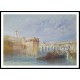 Angers The Walls of Doutre with the Tower of the Church of La Trinite 1826, A New Print Of a J. M. W Turner Painting