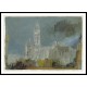 Antwerp Cathedral from the Place Verte 1839, A New Print Of a J. M. W Turner Painting