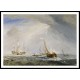 Antwerp Van Goyen Looking Out for a Subject 1833, A New Print Of a J. M. W Turner Painting