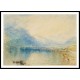 Arth on the Lake of Zug Early Morning 1842 43, A New Print Of a J. M. W Turner Painting