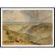 Arundel Castle on the River Arun 1824, A New Print Of a J. M. W Turner Painting