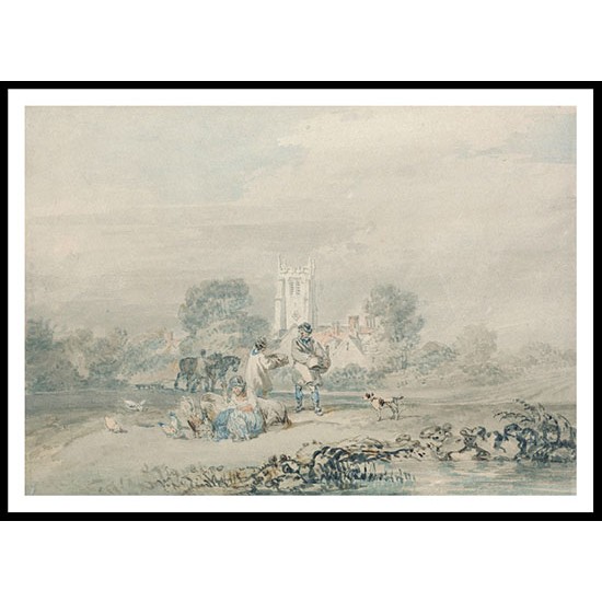 Autumn Sowing of the Grain 1794, A New Print Of a J. M. W Turner Painting