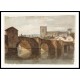 Aylesford Bridge and Church Kent 1798, A New Print Of a J. M. W Turner Painting