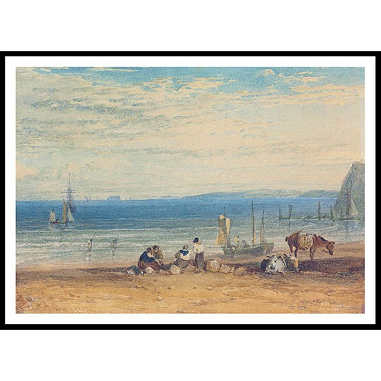 Babbacombe Bay from near Teignmouth Devon, A New Print Of a J. M. W Turner Painting