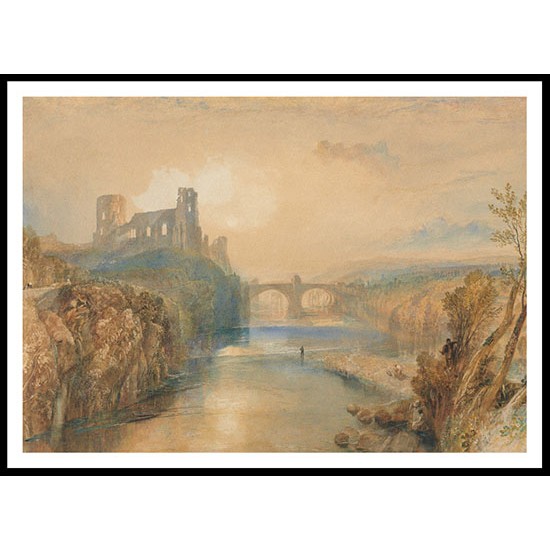 Barnard Castle 1825, A New Print Of a J. M. W Turner Painting