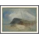 Bay with Rocks 1830, A New Print Of a J. M. W Turner Painting