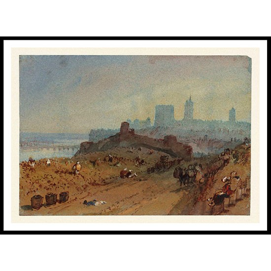 Beaugency from the North East 1826 30, A New Print Of a J. M. W Turner Painting