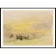 Boats on the Lagoon near Venice 1840, A New Print Of a J. M. W Turner Painting