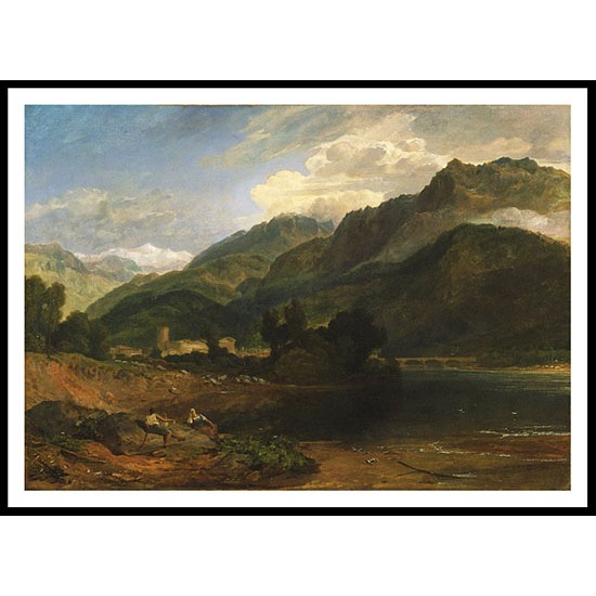 Bonneville Savoy, A New Print Of a J. M. W Turner Painting