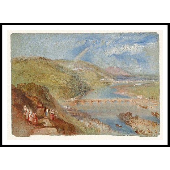 Bridge of St Cloud from Sevres 1833, A New Print Of a J. M. W Turner Painting