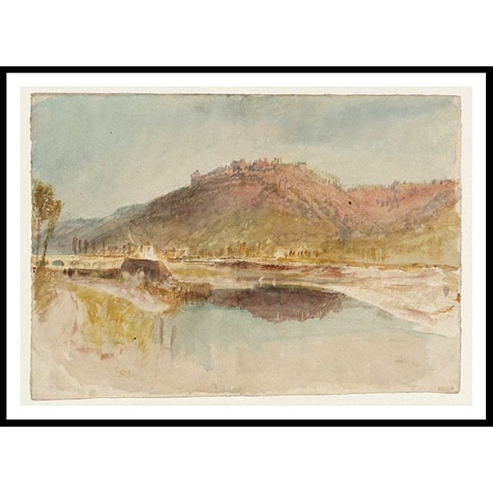 Carisbrooke Castle 1826 27, A New Print Of a J. M. W Turner Painting