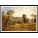 Cassiobury Park Reaping 1807, A New Print Of a J. M. W Turner Painting