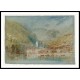 Caudebec en Caux from the River 1832, A New Print Of a J. M. W Turner Painting