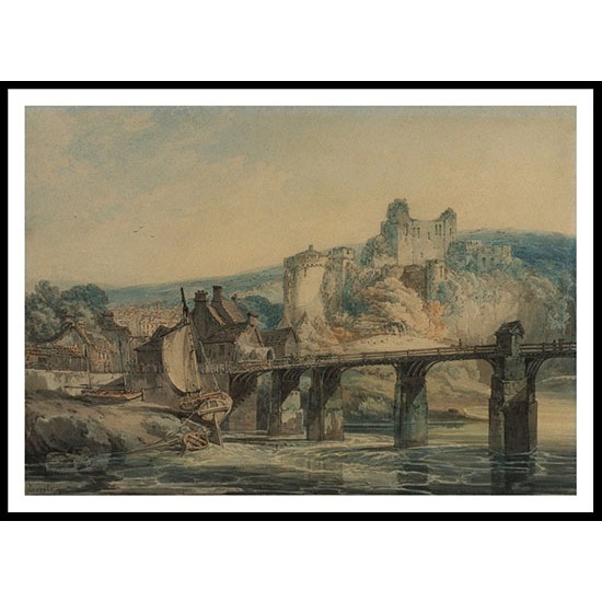 Chepstow Castle 1793, A New Print Of a J. M. W Turner Painting