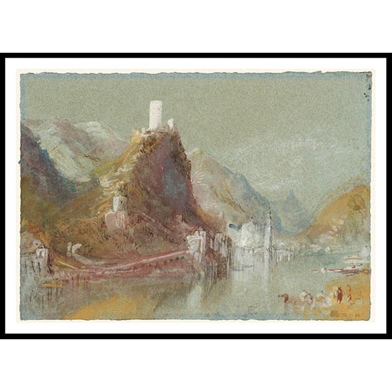 Cochem from the South 1839, A New Print Of a J. M. W Turner Painting