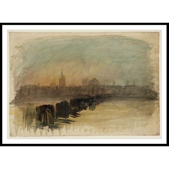 Cologne 1824 32, A New Print Of a J. M. W Turner Painting