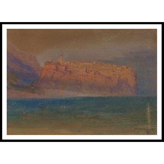 Corsica 1830 32, A New Print Of a J. M. W Turner Painting