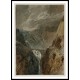 Devil's Bridge near Andermatt Pass of St Gotthard 1802, A New Print Of a J. M. W Turner Painting