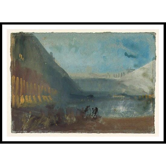 Dockyard 1826, A New Print Of a J. M. W Turner Painting