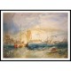 Dover Castle from the Sea 1822, A New Print Of a J. M. W Turner Painting