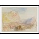 Ebernburg from the Valley of the Alsenz 1844, A New Print Of a J. M. W Turner Painting