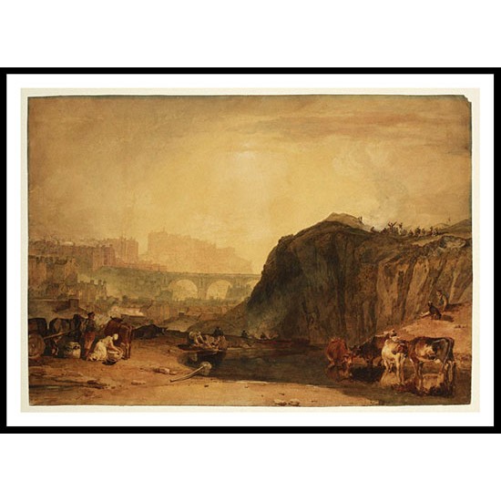 Edinburgh from Calton Hill 1804, A New Print Of a J. M. W Turner Painting