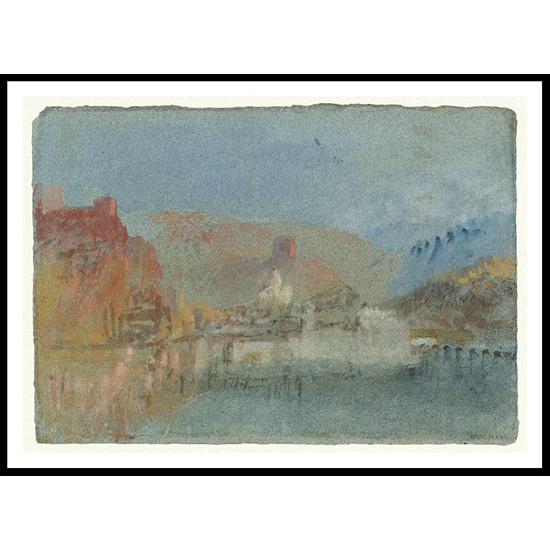 Ehrenbreitstein from Coblenz 1839, A New Print Of a J. M. W Turner Painting