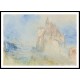 Eu The Church of Notre Dame and Saint Laurent 1845, A New Print Of a J. M. W Turner Painting