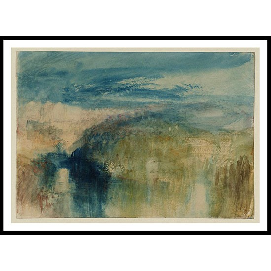 Eu by Moonlight 1845 01, A New Print Of a J. M. W Turner Painting