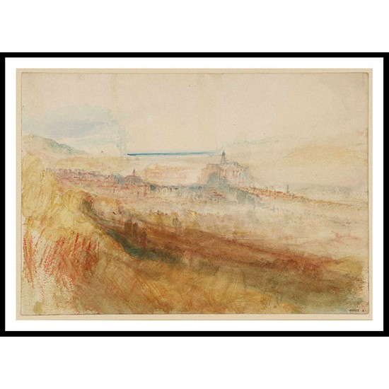 Eu with Louis Philippe's Chateau 1845, A New Print Of a J. M. W Turner Painting