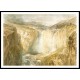 Fall of the Tees Yorkshire 1825 26, A New Print Of a J. M. W Turner Painting