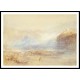 Falls of the Rhine at Schaffhausen Distant View 1842, A New Print Of a J. M. W Turner Painting