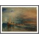 Folkestone from the Sea 1823 24, A New Print Of a J. M. W Turner Painting