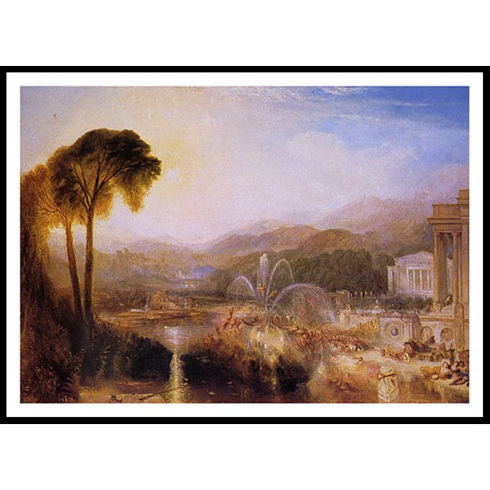 Fountain of Indolence 1834, A New Print Of a J. M. W Turner Painting