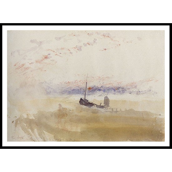 Fox Lugger 1845, A New Print Of a J. M. W Turner Painting