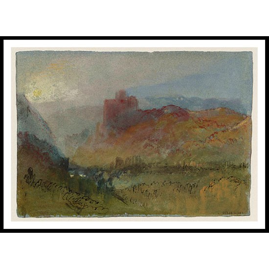 Franchimont from the South 1839, A New Print Of a J. M. W Turner Painting