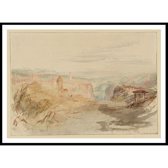 Fribourg 1841 01, A New Print Of a J. M. W Turner Painting