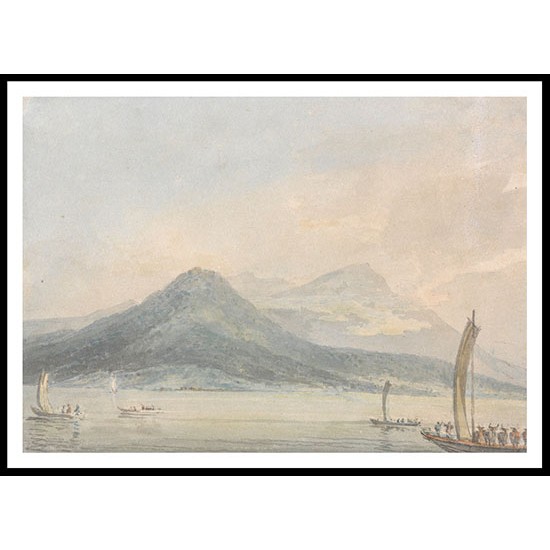 From the Isola Borromena Lago Maggiore 1795, A New Print Of a J. M. W Turner Painting