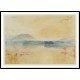 Geneva The Mole and Savoy Hills 1841, A New Print Of a J. M. W Turner Painting