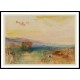 Geneva the Jura Mountains and Isle Rousseau Sunset 1841, A New Print Of a J. M. W Turner Painting