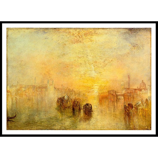 Going to the Ball San Martino 1846, A New Print Of a J. M. W Turner Painting