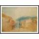 Grenoble Bridge 1824 25, A New Print Of a J. M. W Turner Painting