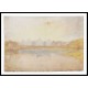 Hampton Court 1820 30, A New Print Of a J. M. W Turner Painting