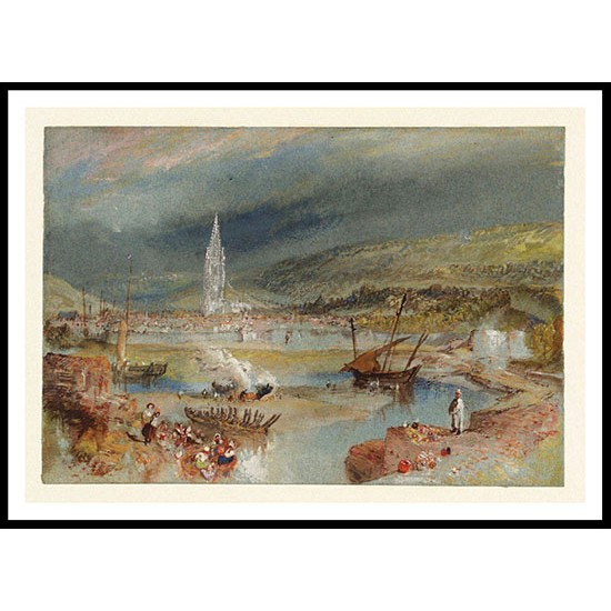 Harfleur 1832, A New Print Of a J. M. W Turner Painting