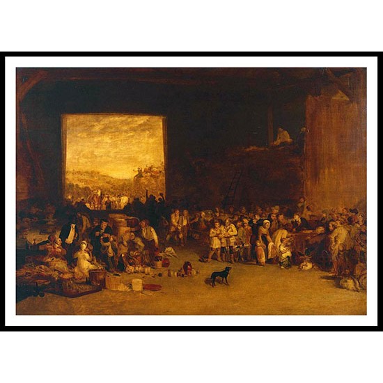 Harvest Home 1809, A New Print Of a J. M. W Turner Painting