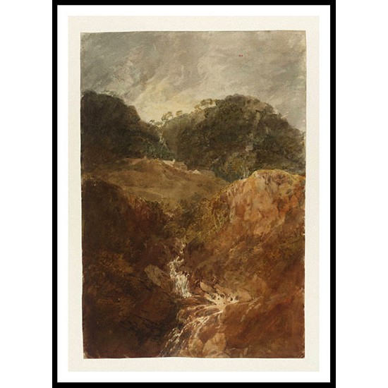 Head of Derwentwater 1797, A New Print Of a J. M. W Turner Painting