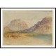 Head of Lake of Lucerne 1830, A New Print Of a J. M. W Turner Painting