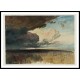 Heavy Dark Clouds 1822, A New Print Of a J. M. W Turner Painting