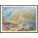 Heidelberg with a Rainbow, A New Print Of a J. M. W Turner Painting