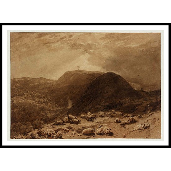 Hind Head Hill 1808, A New Print Of a J. M. W Turner Painting